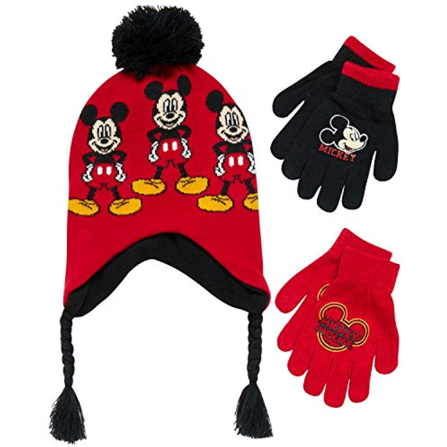 Disney Kids Winter Hat and 2-Pack Kids 