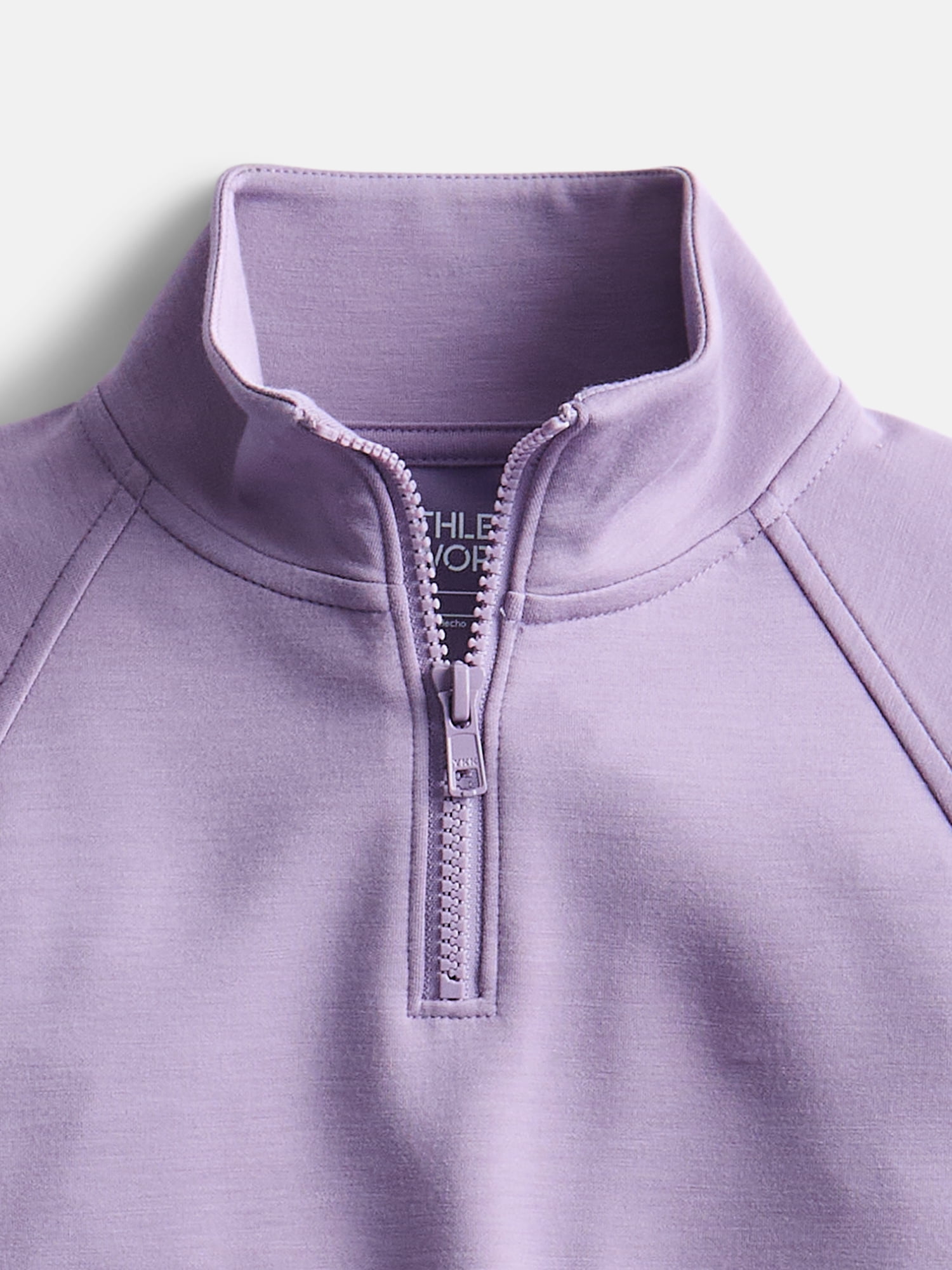 Athletic Works Girls Active Athleisure Quarter Zip Top, Sizes 4-18