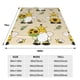 thumbnail image 3 of Balery Gnomes Bees And Sunflowers Manta de Felpa Suave y Acogedora – Cobija de Franela Aterciopelada para Cama, Lavable y Cálida para Sofá, Mascotas, Transpirable-40"x30", 3 of 7