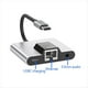 thumbnail image 3 of Adaptador de Red LAN Tipo C una Ethernet Hub USB C una EstacióN de Acoplamiento de Carga RáPida PD de Audio de 3,5 mm para TeléFono MóVil PortáTil, 3 of 5