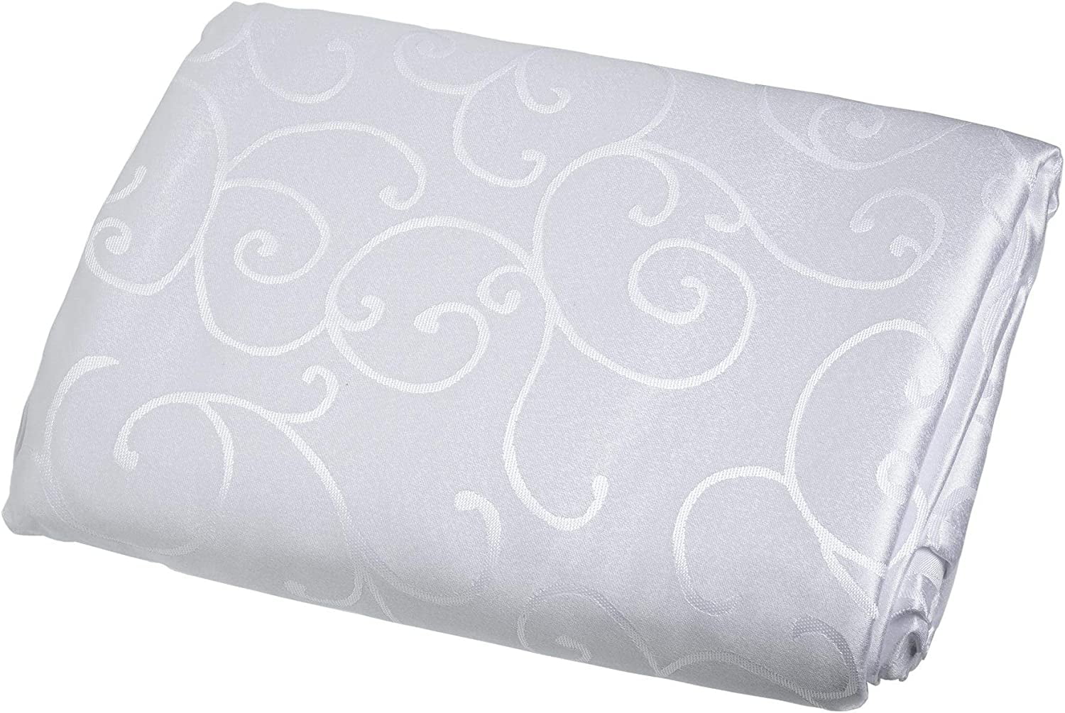 Trimming Shop White Damask Table Napkins Cadiz Effect Swirl Pattern for