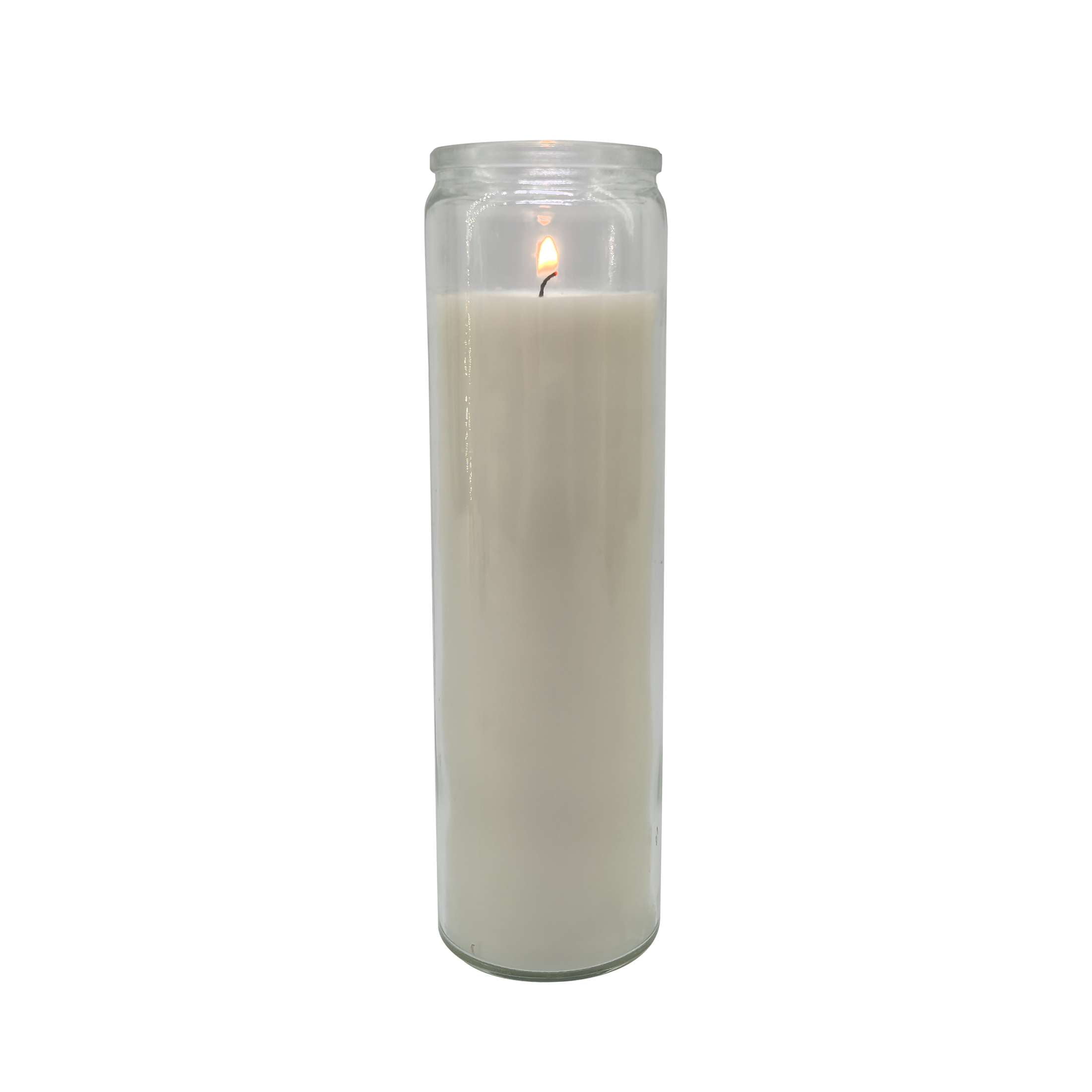 Unscented Jar Candle, White, 9.88 oz