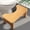Yellow (1 Pack), variant on Toilet Stool Squat Adult, Wood Poop Stool for Bathroom Adults, 7 Inch Height