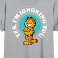 thumbnail image 3 of Garfield - Ignoring You - Juniors Ideal Flowy Muscle T-Shirt, 3 of 5