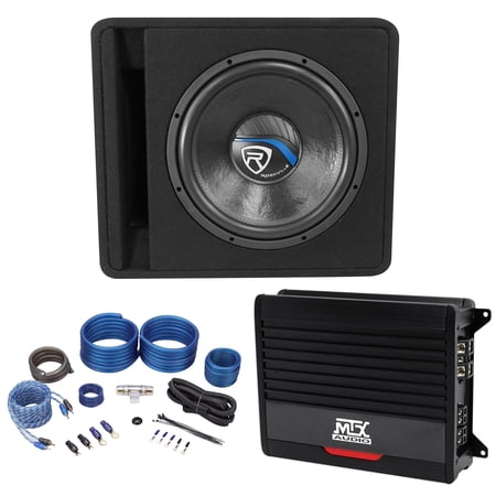 Rockville VS15K52 15" K5 2000w Car Subwoofer+Vented Sub Box+MTX Mono Amplifier