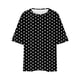 thumbnail image 5 of Fiudx Ofertas Relámpago Blusa Holgada con Estampado de Manga Corta Informal a La Moda para Mujer, 5 of 5