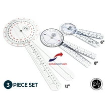 EMI 3 Piece Goniometer set 12", 8", 6" EGM-429