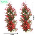 thumbnail image 3 of Large aquarium Plants Artificial Water Sea Moss Plastic Plant Red Gladiolus for 12.5 inch Betta Shrimp for 2 Fish Tanks, 3 of 5