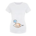 thumbnail image 2 of Gerichy Women Maternity Short Sleeve Letter Print Tops T-shirt Pregnancy Clothes, 2 of 4