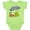Lime Green, variant on Inktastic Just Arrived Cute Green Alien Ufo Newborn Baby Boys or Girls Baby Bodysuit