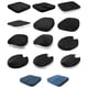 thumbnail image 2 of Naiovety Cojín para silla SpongeCushion de gran memoria de poliéster, agradable a la piel y extra grueso, fijado a sillas, 3 mallas negras, Type2 NO2, 2 of 6