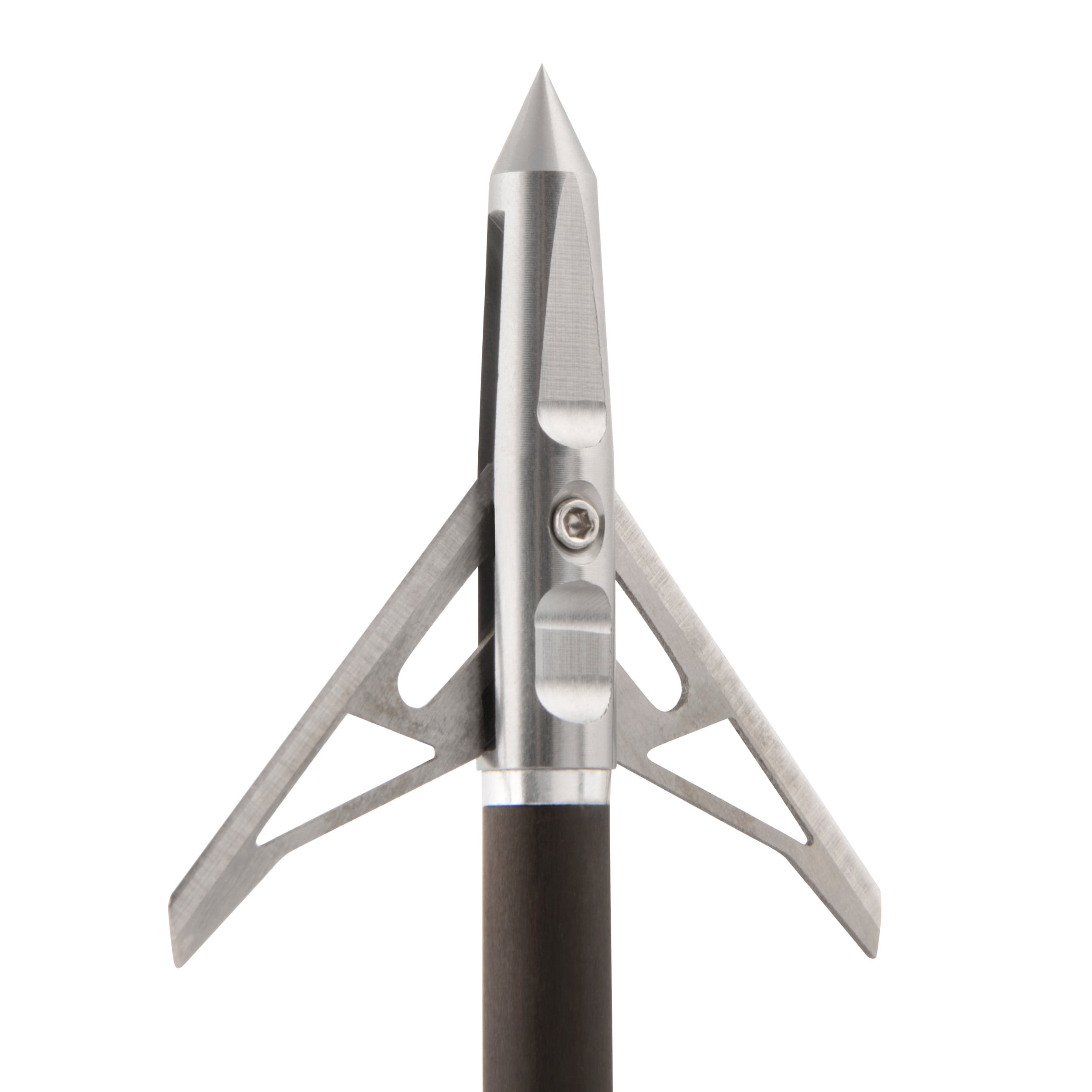 Stryke Vapor Rear Deploying 2-Blade Broadheads, 100-Grain, 3-Pack, Aluminum and Steel, 14786, Cool Gray