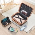 thumbnail image 5 of Joyway 3 Piece Luggage Set with Spinner Wheels Carry-On Suitcase Makeup Case and Crossbody Bag, 5 of 7