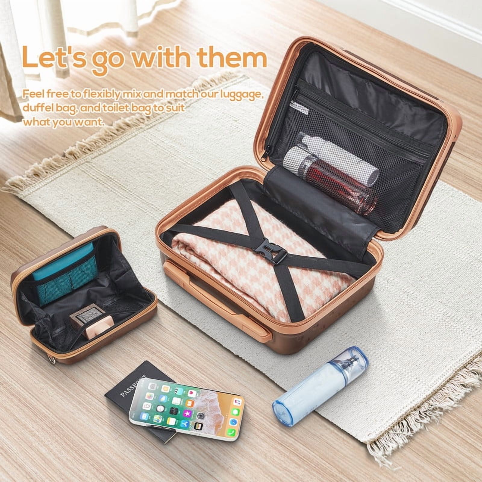 Joyway 3-Piece Hardside Luggage Set with Spinner Wheels photo 5