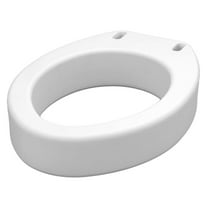 Medical Products Toilet Seat Riser, Raised Toilet Seat, White, 1 Count