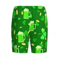 thumbnail image 2 of Haiem St Patrick's Day2 Men's Pajama Short with Soft Woven Cotton Elastic Waistband Sleep Short-3X-Large, 2 of 9