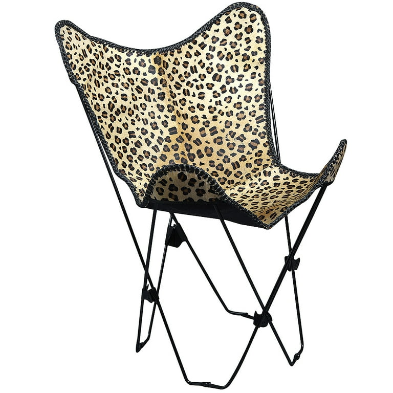 Leopard print folding chair sale