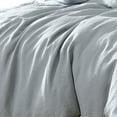 thumbnail image 3 of Edge 4 Piece Queen Size Duvet Comforter Set - Washed Linen - Light Blue, 3 of 4