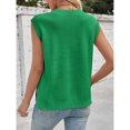 thumbnail image 2 of jinghuiyue Womens V Neck Sweater Vest Oversized Ribbed Knit Pullover Tank Top Casual Dressy Loose Fit Spring Summer Sleeveless Vests M, 2 of 7