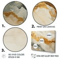 thumbnail image 3 of Designart "Bold Mountain Glacier In Beige And Gold I" Forest Floater Framed Canvas Art Print, 3 of 5
