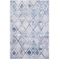 thumbnail image 1 of Dynamic Rugs MO7101666115 6 ft. 7 in. x 9 ft. 6 in. Mosaic 1666 Rectangle Contemporary Area Rug - 115 Cream, Grey & Blue, 1 of 1