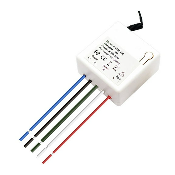 Portable Rf Wireless Light Smart Switch Power Relay 90-250V, 433Mhz