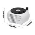 thumbnail image 3 of Bdday 5W Bluetooth 5.3 Vinyl Record Player Bluetooth Speaker USB Charging Mini Portable Wireless Speaker Wonderful Speaker Gifts Family Gatherings Outdoor, 3 of 8
