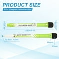 thumbnail image 2 of Uxcell Magnetic Whiteboard Pen, 1-2mm Fine Tip Dry Erase Green Markers, 3Pcs, 2 of 5