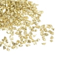 thumbnail image 1 of Triturado Vidrio Chips 100g/3.5oz 2mm-4mm Irregular Metálico Brillante Vidrio para Artesanía Bricolaje Jarrón Relleno Epoxi Resina Decoración, Claro Oro, 1 of 5