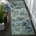 thumbnail image 3 of SAFAVIEH Monaco Driskoll Abstract Runner Rug, Light Blue/Multi, 2'2" x 8', 3 of 6