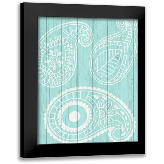 Robinson, Tamara 20x24 Black Modern Framed Museum Art Print Titled - Paisley I