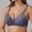 Blue, variant on Wirefree Bras Comfortable Support NonPadded Everyday TShirt Soft Cup Full Coverage Underwire Bra Black 38
