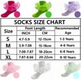 thumbnail image 5 of Girls Lace Ruffle Socks Double Frilly Princess Style Dress Socks Toddler Turn Cuff Socks 6 Pack, 5 of 7