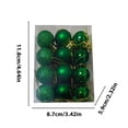 thumbnail image 3 of Twfbrm 24PCS Christmas Balls Ornaments Shatterproof Christmas Tree Ball Decorations Plastic Glitter Decorative Hanging Balls for Xmas Tree Halloween Holiday Wedding Party Home Decor, 3 of 5