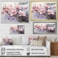 thumbnail image 4 of Designart "Opulent Magnolia Canopy" Magnolias Floater Framed Canvas Wall Art, 4 of 5