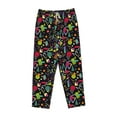 thumbnail image 4 of Daiia Colorful Geometric Figures Women's Sleep Pant with Pockets and Drawstring,Pajama Pants-Medium, 4 of 9