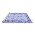 thumbnail image 2 of Ahgly Company Machine Washable Indoor Rectangle Oriental Blue Traditional Area Rugs, 3' x 5', 2 of 4