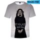 thumbnail image 3 of Camiseta unisex de manga corta con cuello redondo y estampado 3D de la película de terror Orphan First Kill, estilo Harajuku, informal, para verano, 3 of 5