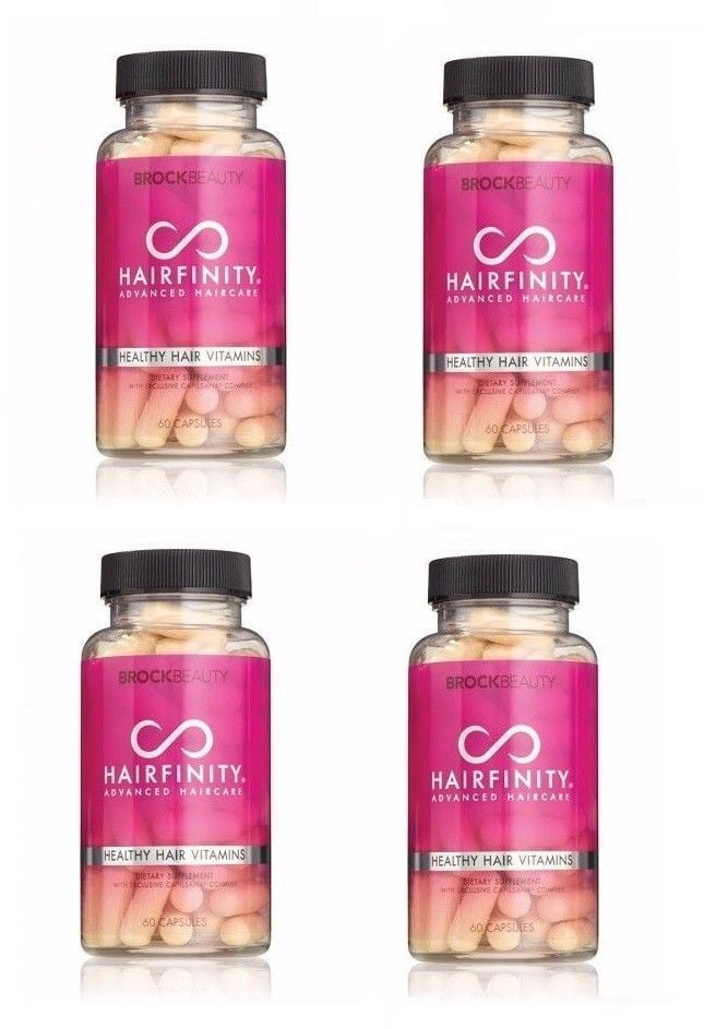 Hairfinity Healthy Hair Vitamin Capsules 60 ea (Pack of 4)
