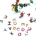 thumbnail image 1 of Juego de 300 piezas de confeti con forma de letras para decoración romántica de mesas de bodas y fiestas, 1 of 5