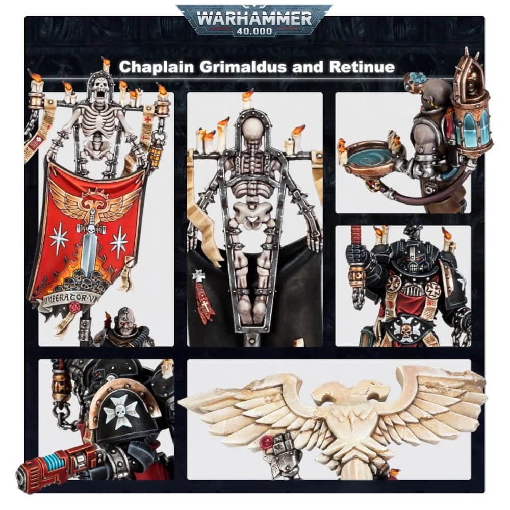 Games Workshop GW5544 Warhammer 40K: Chaplain Grimaldus and Retinue
