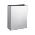 thumbnail image 2 of Alpine Industries 6.4 Gal. Stainless Steel Surface-Mounted Bathroom Lidless Trash Can, 2 of 6