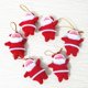 thumbnail image 2 of Adornos colgantes JAMW Mini Santa Claus para árbol de Navidad, 2 of 3