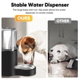 thumbnail image 2 of Cuenco dispensador automático de agua para perros de 7 litros con acero inoxidable, 2 of 7