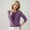 Purple, variant on Hauaitttt Women's Round Neck Pullover Sweater Solid Color Long Sleeves Beach Sweaters for Women Women Sweaters for Fall and Sweatshirt for Women Woman Sweaters Hood Sweater Women Sweatshirt Men