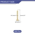 thumbnail image 2 of Uxcell 400 Pack Small Tiny Nails 1.2x12mm(DxL) Tiny Brass Nails Hardware Nails Small Nail, Brass Tone, 2 of 5