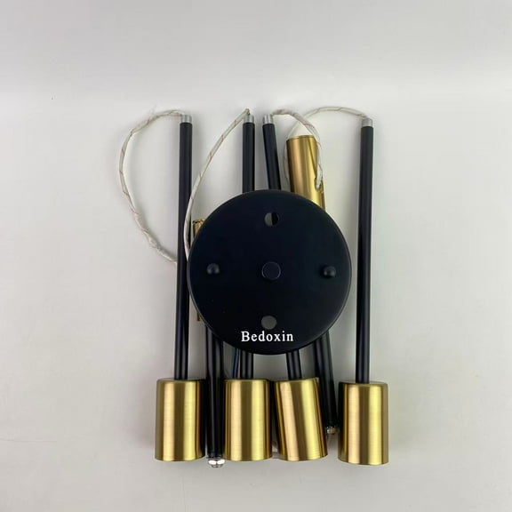 Bedoxin Chandeliers,Pumpkin Pendant Light Modern Wood Frame Drop Ceiling Lamp, Adjustable Chain Mini Chandelier, E27 Socket Kitchen Island Hanging Lighting Fixtures