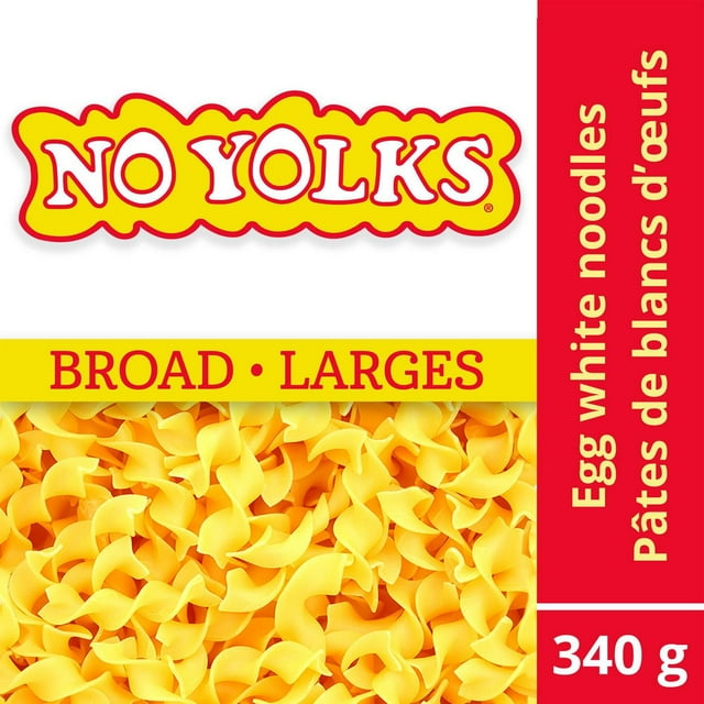 No Yolks Broad Egg White Noodles Pasta