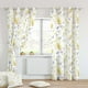 thumbnail image 5 of Cortinas opacas Sunnimix para ventana, 2 Uds, Cortinas con ojales, Flor pequeña, 5 of 7