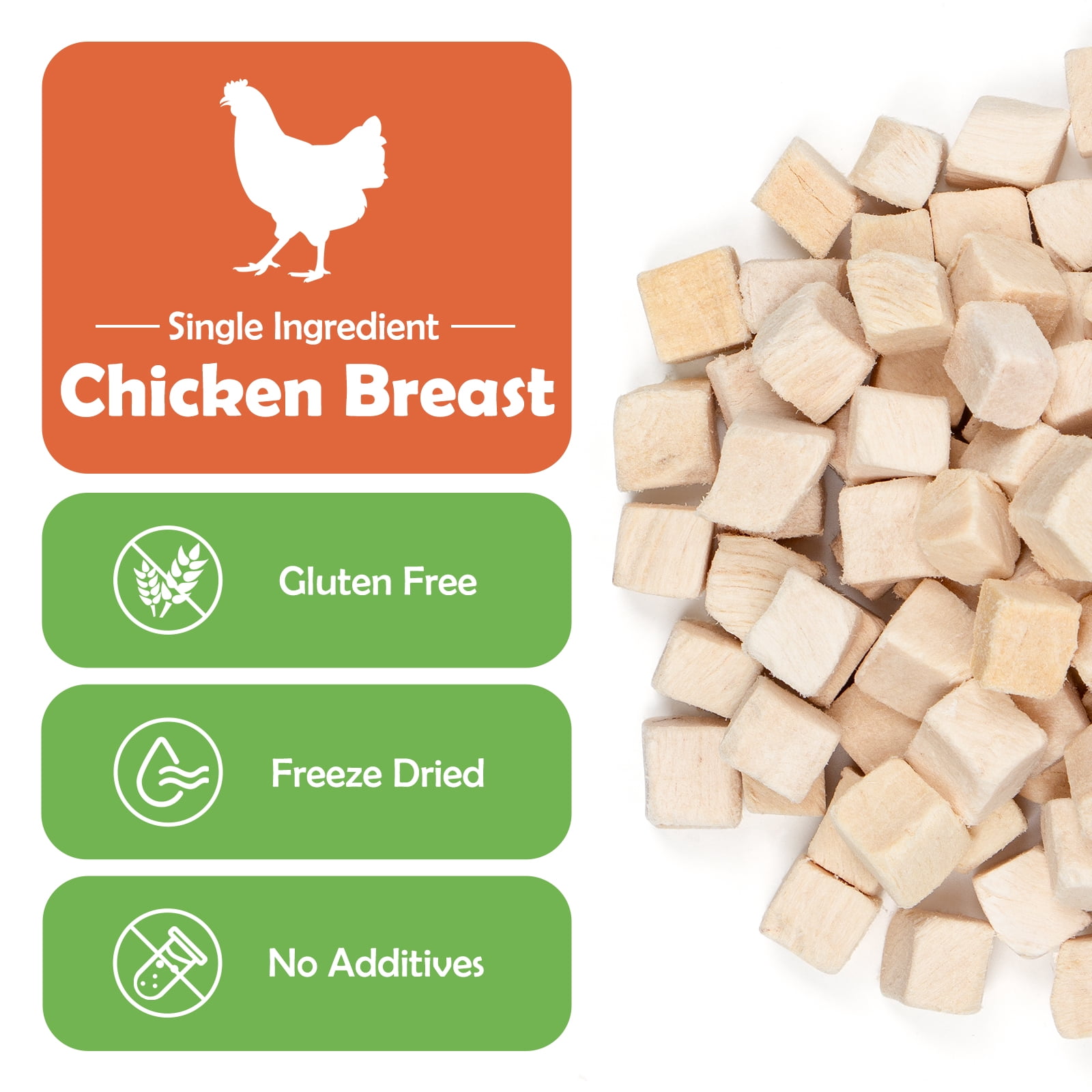 MON2SUN Chicken Freeze Dried Dog Treats, 10.6 oz